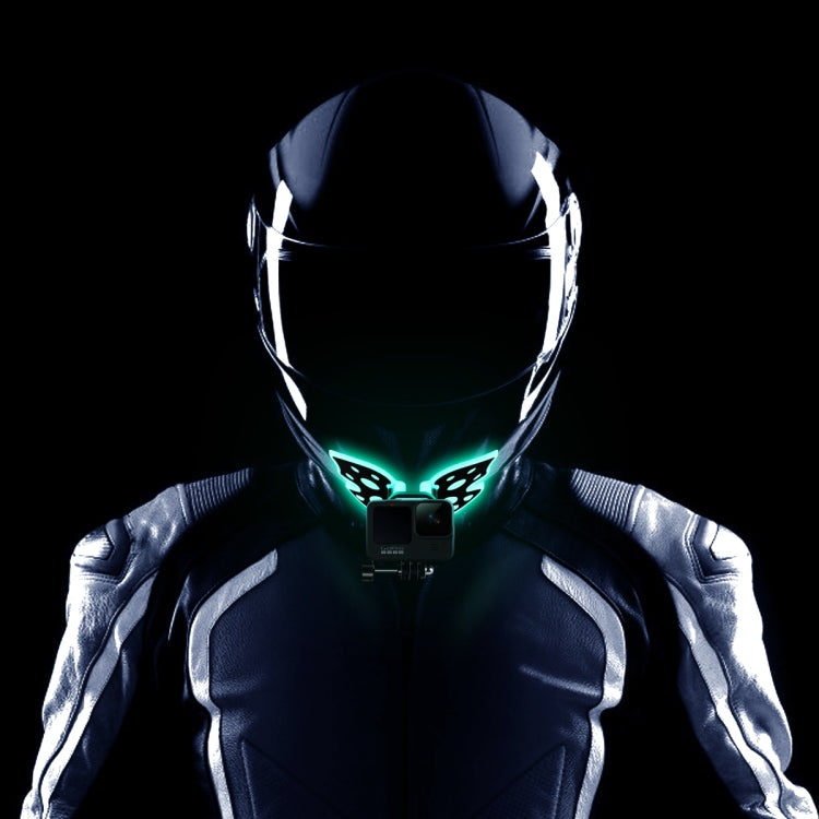 Butterfly Helmet Mount Adapter with 3-Way Pivot Arm & J-Hook Buckle & Long Screw for GoPro, Insta360, DJI and Other Action Cameras (Blue) - Helmet Mount by PMC TechLife | Online Shopping South Africa | PMC TechLife | Buy Now Pay Later Mobicred