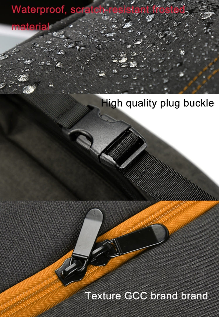 HU107513 Portable Water-resistant Scratch-proof Abrasive Material Outdoor Sports Sling Shoulder Bag Handbag DSLR Camera Bag Phone Bag with Adjustable Detachable Shoulder Strap for GoPro, SJCAM, Nikon, Cano ... Samsung, Huawei, Size: 25.5 x 20.5 x 29 cm(Orange)
