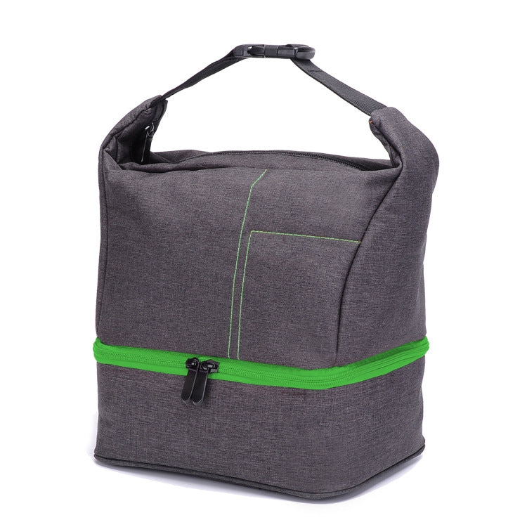 HU107513 Portable Water-resistant Scratch-proof Abrasive Material Outdoor Sports Sling Shoulder Bag Handbag DSLR Camera Bag Phone Bag with Adjustable Detachable Shoulder Strap for GoPro, SJCAM, Nikon, Cano ... Samsung, Huawei, Size: 25.5 x 20.5 x 29 cm(Green)