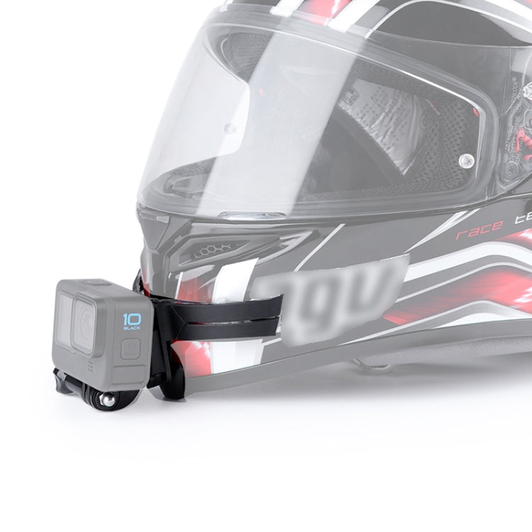 Helmet Mount with J-Hook Buckle for GoPro, Insta360, DJI and Other Action Cameras (Black) - Helmet Mount by PMC TechLife | Online Shopping South Africa | PMC TechLife | Buy Now Pay Later Mobicred