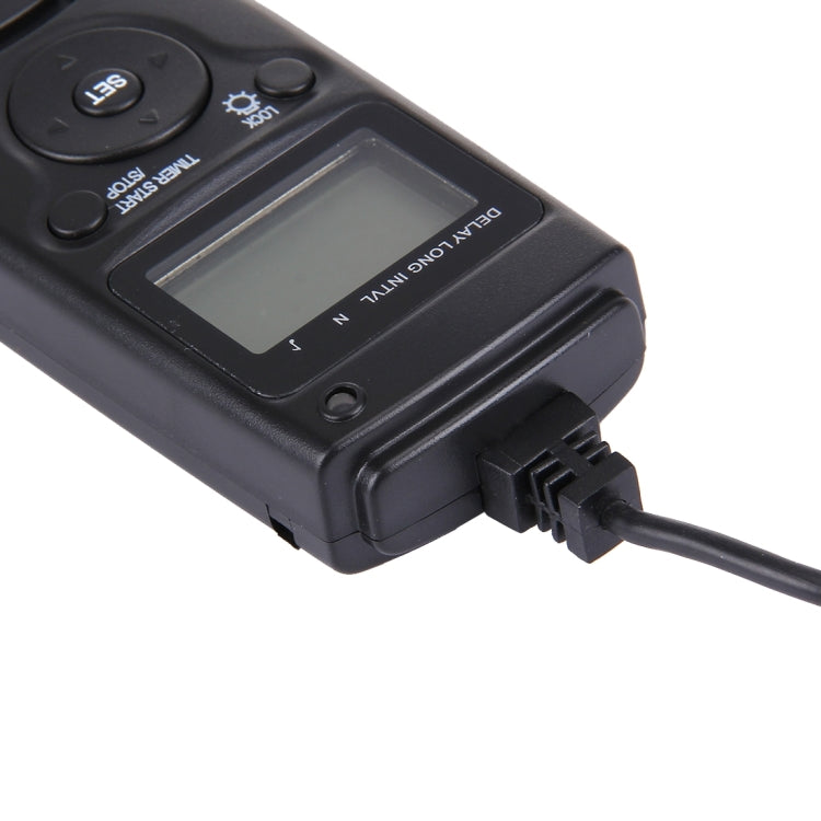 RST-7006 LCD Screen Time Lapse Intervalometer Shutter Release Digital Timer Remote Controller with N10 Cable for NIKON D90/D5000/D7000/D3100 Camera(Black) - free shipping - PMC Jewellery - Order now!