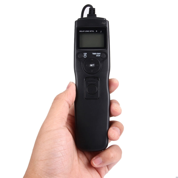 RST-7006 LCD Screen Time Lapse Intervalometer Shutter Release Digital Timer Remote Controller with N10 Cable for NIKON D90/D5000/D7000/D3100 Camera(Black) - free shipping - PMC Jewellery - Order now!