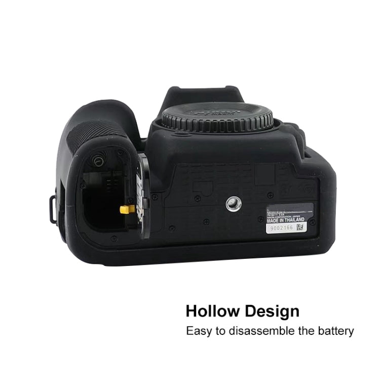 Soft Silicone Protective Case for Nikon D7500(Yellow) - Protective Case by PMC TechLife | Online Shopping South Africa | PMC TechLife | Buy Now Pay Later Mobicred