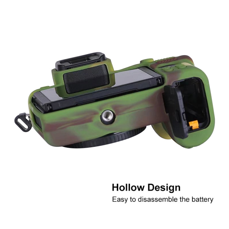 Soft Silicone Protective Case for Nikon Z50 (Camouflage) - Protective Case by PMC TechLife | Online Shopping South Africa | PMC TechLife | Buy Now Pay Later Mobicred