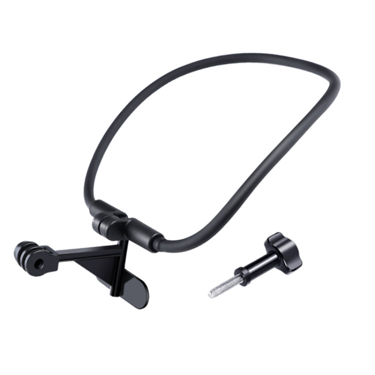 Hands Free Lazy Wearable Neck Camera Holder (Black)