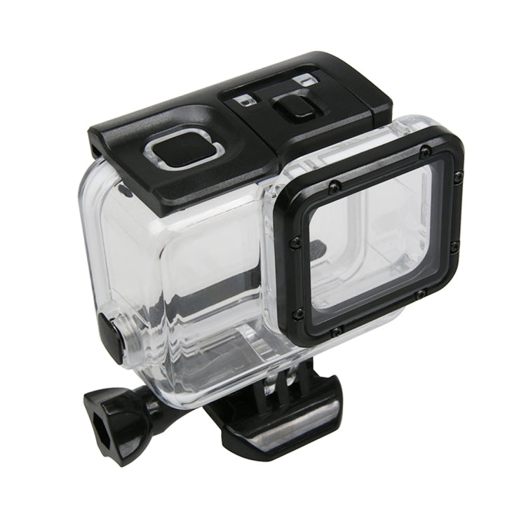 For GoPro NEW HERO /HERO6 /5 Touch Screen 45m Water-resistant Housing Protective Case with Buckle Basic Mount & Screw, No Need to Remove Lens