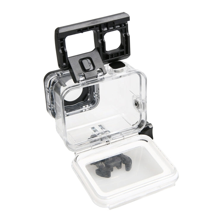 For GoPro NEW HERO /HERO6 /5 Touch Screen 45m Water-resistant Housing Protective Case with Buckle Basic Mount & Screw, No Need to Remove Lens