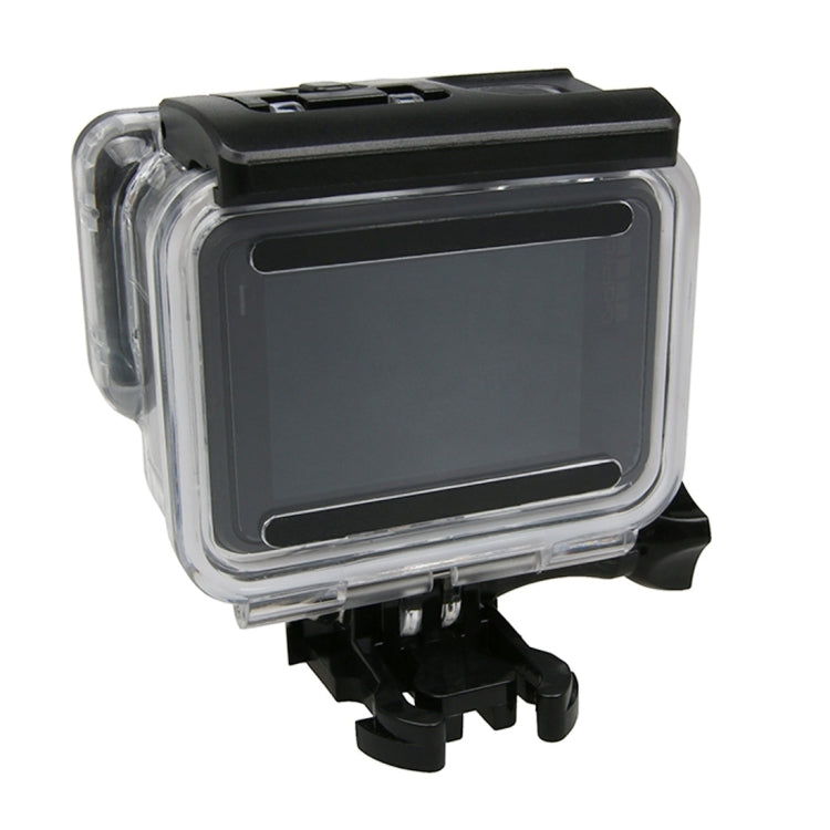 For GoPro NEW HERO /HERO6 /5 Touch Screen 45m Water-resistant Housing Protective Case with Buckle Basic Mount & Screw, No Need to Remove Lens