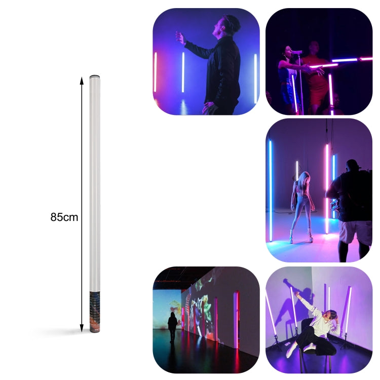 LUXCeO Mood1 85cm RGB Colorful Atmosphere Rhythm LED Stick Handheld Video Photo Fill Light, No Tripod - free shipping - PMC Jewellery - Order now!