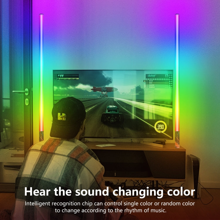 LUXCeO Mood1 85cm RGB Colorful Atmosphere Rhythm LED Stick Handheld Video Photo Fill Light, No Tripod - free shipping - PMC Jewellery - Order now!