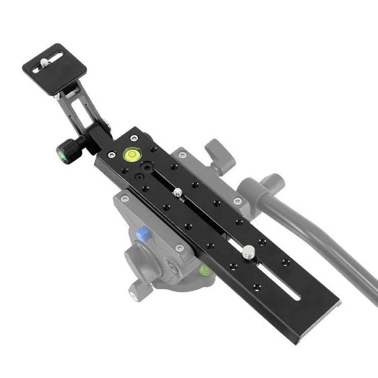 BEXIN VR-380 380mm Length Aluminum Alloy Extended Quick Release Plate for Manfrotto / Sachtler (Black) - free shipping - PMC TechLife - Order now!