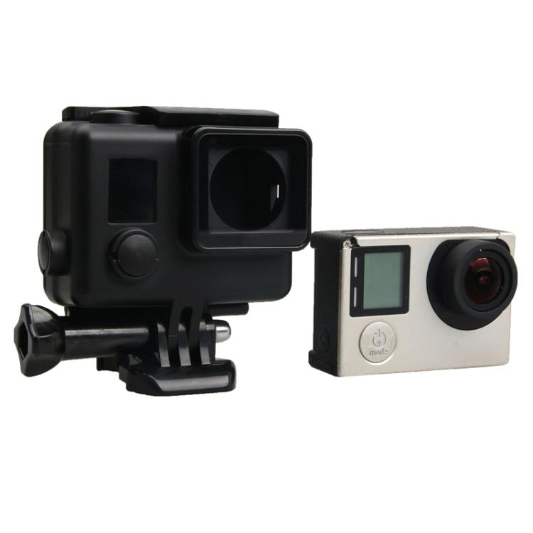 For GoPro HERO4 ABS Skeleton Housing Protective Case Cover with Buckle Basic Mount & Lead Screw - Skeleton Housing by PMC TechLife | Online Shopping South Africa | PMC TechLife | Buy Now Pay Later Mobicred