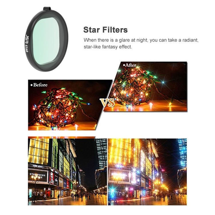 JSR Round Housing Star Effect Lens Filter for GoPro HERO8 Black - Lens Filter by JSR | Online Shopping South Africa | PMC TechLife | Buy Now Pay Later Mobicred