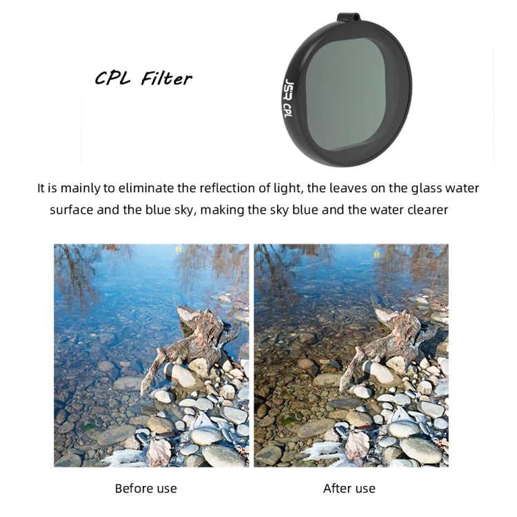 JSR Round Housing 4 in 1 UV+CPL+ND4+ND8 Lens Filter for GoPro HERO8 Black - Lens Filter by JSR | Online Shopping South Africa | PMC TechLife | Buy Now Pay Later Mobicred