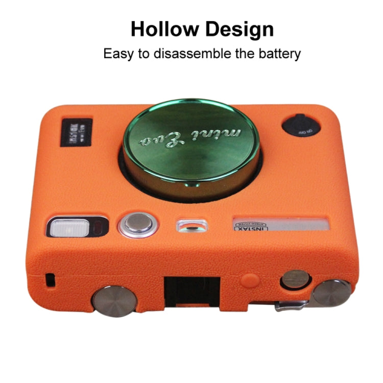 Soft Silicone Protective Case for FUJIFILM instax mini Evo (Orange) - Protective Case by PMC TechLife | Online Shopping South Africa | PMC TechLife | Buy Now Pay Later Mobicred