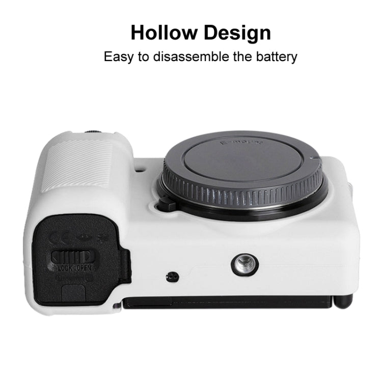 For Sony ZV-E10 Soft Silicone Protective Case (White) - free shipping - PMC TechLife - Order now!