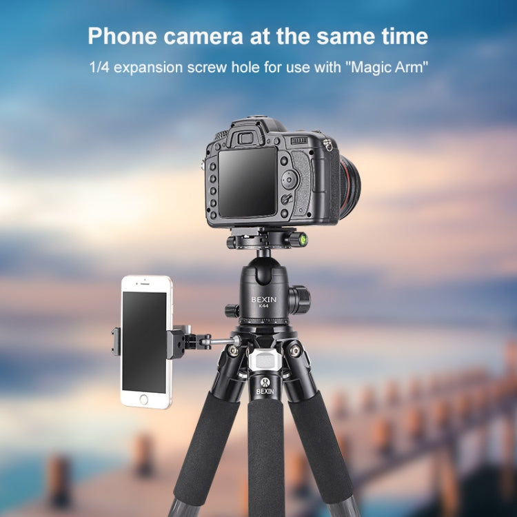 BEXIN RC334 Portable Collapsible Carbon Fiber Camera Tripod with K44 Panoramic BallHead - free shipping - PMC Jewellery - Order now!
