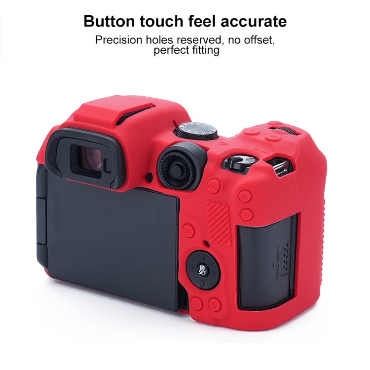 For Canon EOS R7 Soft Silicone Protective Case (Red)