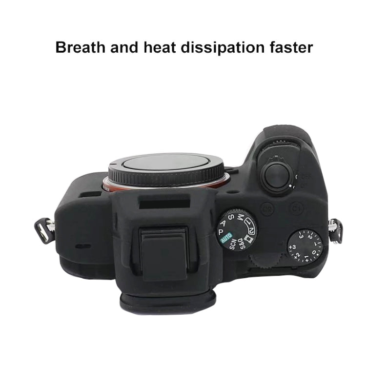 For Sony A7S III / A7S3 Soft Silicone Protective Case(Camouflage)