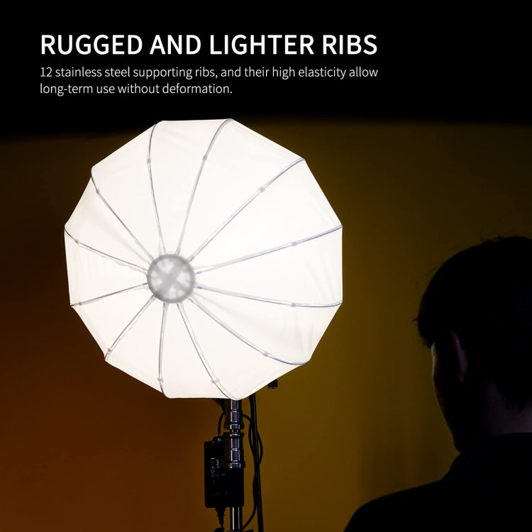 FEELWORLD FSL65 65cm Lantern Softbox Quick Release Diffuser with Bowens Mount - free shipping - PMC Jewellery - Order now!