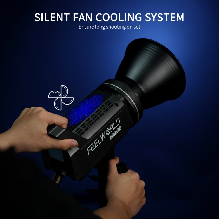 FEELWORLD FL125D 125W Daylight Point Source Video Light, Bluetooth APP Control(AU Plug)