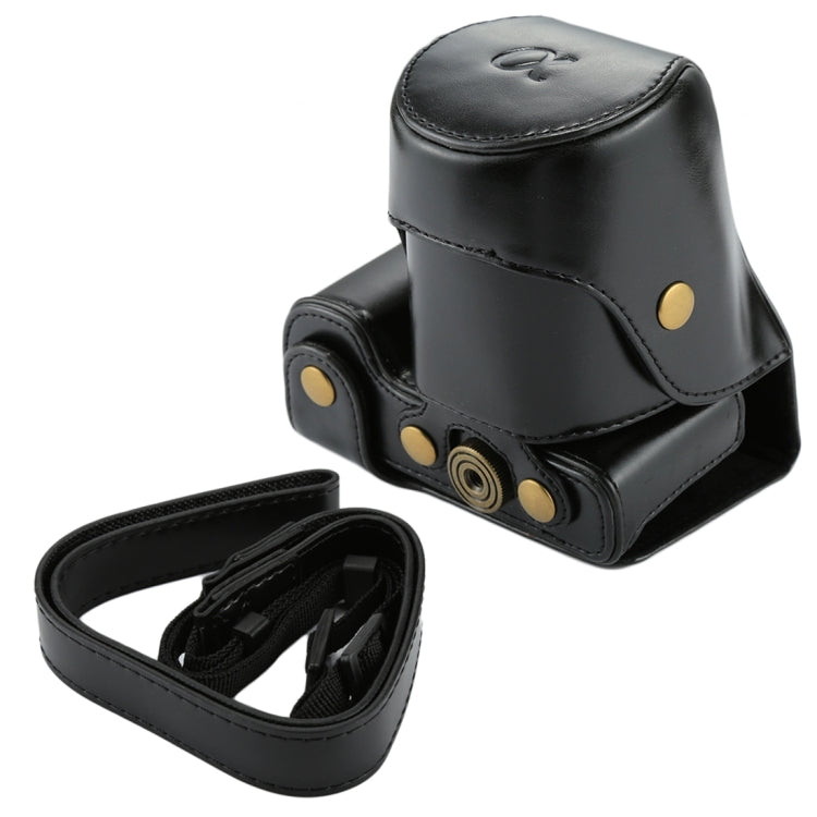 Full Body Camera PU Leather Case Bag with Strap for Sony NEX 7 / F3 (18-55mm Lens)(Black) - free shipping - PMC TechLife - Order now!