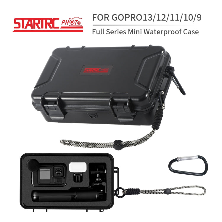 For GoPro HERO STARTRC Waterproof ABS Suitcase Shoulder Storage Box (Black) - free shipping - PMC Jewellery - Order now!