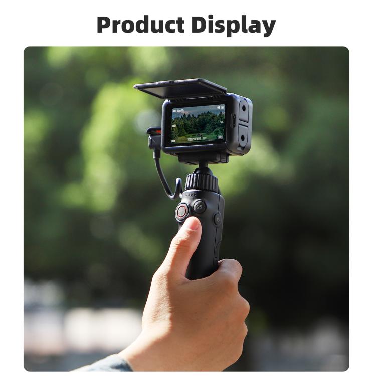 For DJI Osmo Action 5 Pro / 4 / 3 Sunnylife Protective Case Frame Mount Adapter Sun Hood Housing Case (Black)