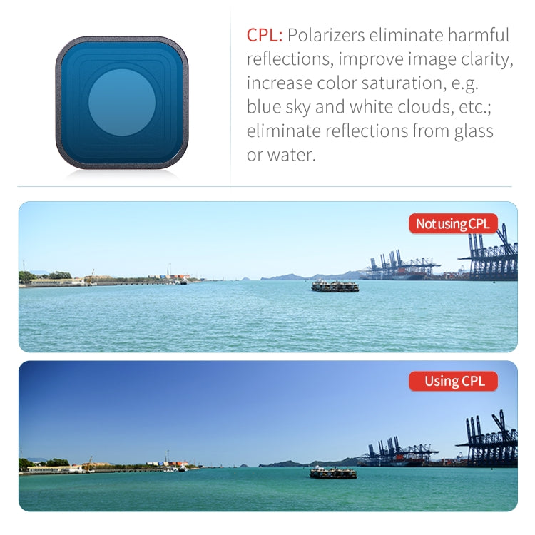 STARTRC 4 in 1 ND8 ND16 ND32 CPL Lens Filter for GoPro HERO13 Black /12 Black /11 Black /10 Black /9 Black - free shipping - PMC Jewellery - Order now!