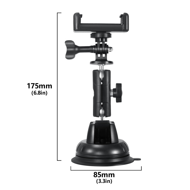 STARTRC Suction Cup Holder Bracket with Phone Clamp (Black)