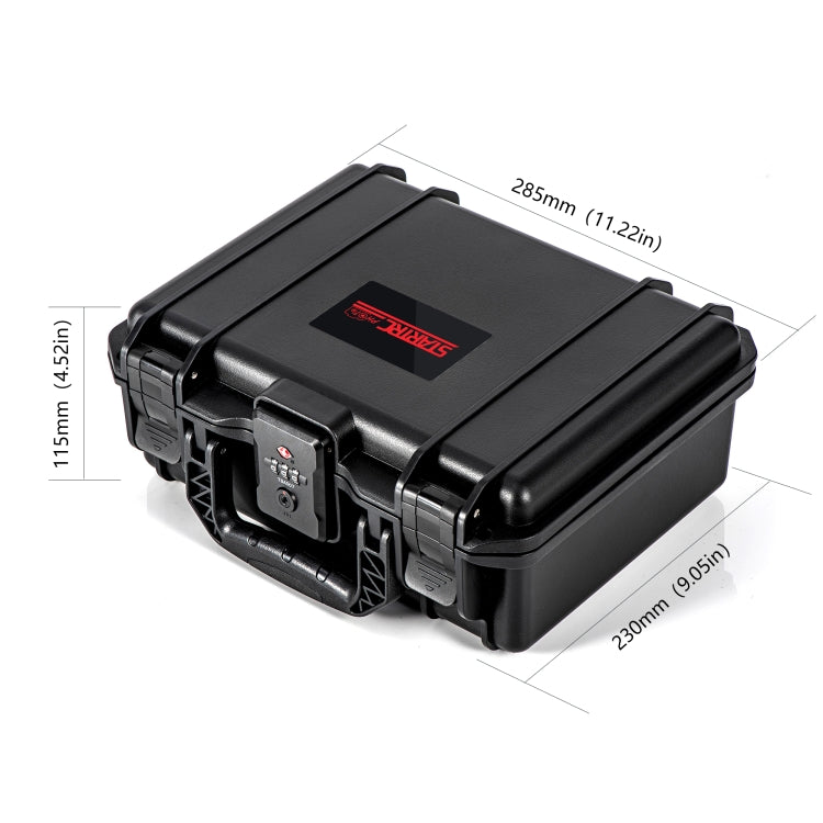 STARTRC DIY Combination Lock Waterproof Dual-layer Suitcase Storage Box (Black) - free shipping - PMC Jewellery - Order now!