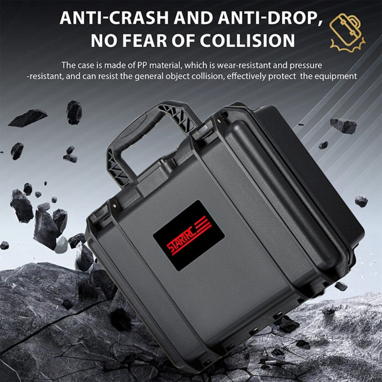 STARTRC DIY Combination Lock Waterproof Dual-layer Suitcase Storage Box (Black) - free shipping - PMC Jewellery - Order now!
