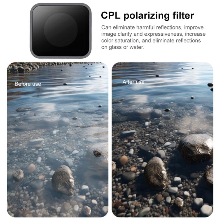 For GoPro HERO7 /6 /5 Protective Lens CPL Filter (Black) - Lens Filter by PMC Jewellery | Online Shopping South Africa | PMC Jewellery | Buy Now Pay Later Mobicred