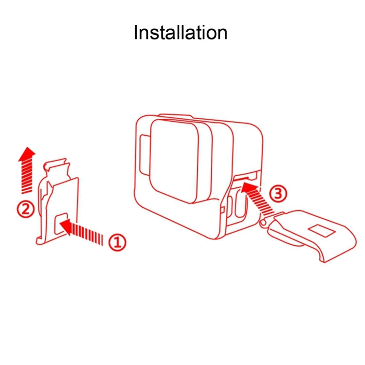 For GoPro HERO5 / HERO7 Black Side Interface Door Cover Repair Part(Grey) - by PMC TechLife | Online Shopping South Africa | PMC TechLife | Buy Now Pay Later Mobicred