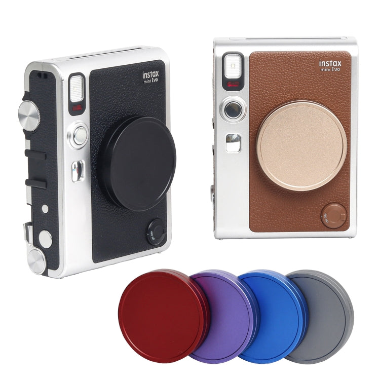 For FUJIFILM Instax mini EVO Camera Lens Cap Aluminum Alloy Protective Cover (Gold) - Lens Cap by PMC TechLife | Online Shopping South Africa | PMC TechLife | Buy Now Pay Later Mobicred
