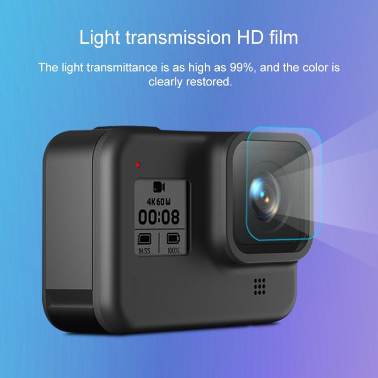 For GoPro HERO8 Black Camera Lens HD Protective Film + LCD Display HD Screen Protector - free shipping - PMC TechLife - Order now!