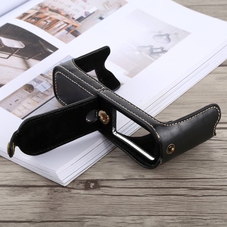 1/4 inch Thread PU Leather Camera Half Case Base for FUJIFILM X100F (Black) - free shipping - PMC TechLife - Order now!