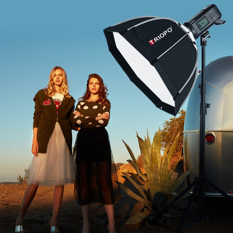 TRIOPO K65 65cm Speedlite Flash Octagon Parabolic Softbox Bowens Mount Diffuser for Speedlite - free shipping - PMC Jewellery - Order now!