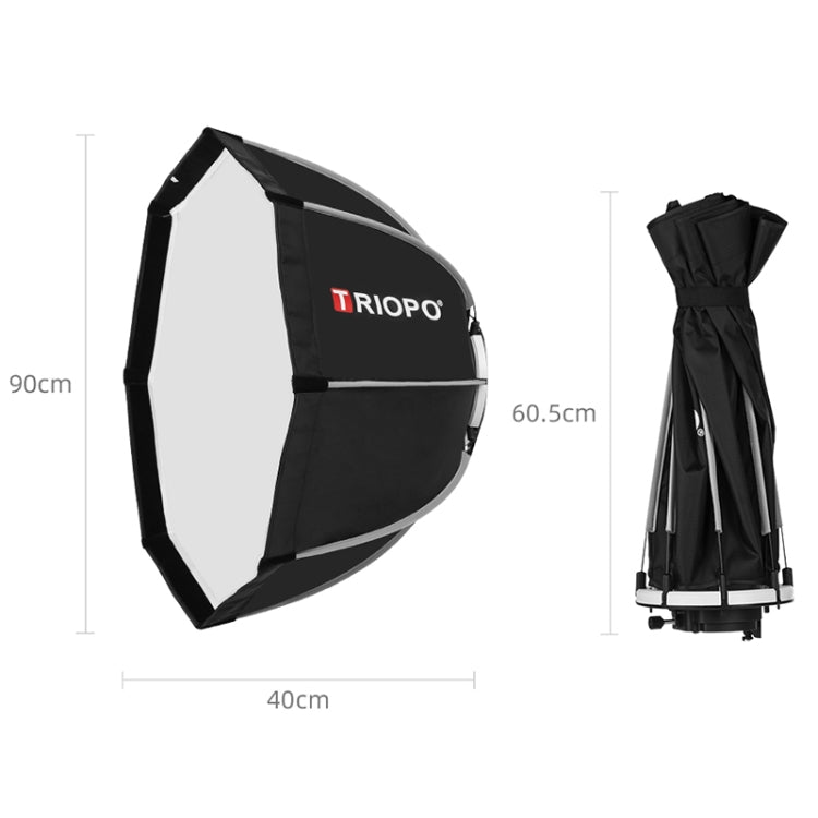 TRIOPO K90 90cm Speedlite Flash Octagon Parabolic Softbox Bowens Mount Diffuser for Speedlite - free shipping - PMC Jewellery - Order now!