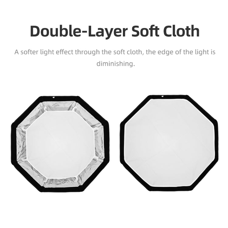 TRIOPO K90 90cm Speedlite Flash Octagon Parabolic Softbox Bowens Mount Diffuser for Speedlite - free shipping - PMC Jewellery - Order now!