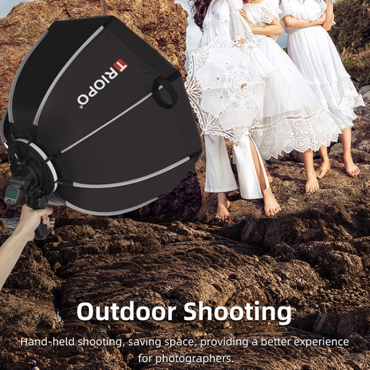 TRIOPO KS55 55cm Speedlite Flash Octagon Parabolic Softbox Diffuser with Bracket Mount Handle - free shipping - PMC Jewellery - Order now!