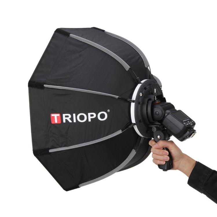 TRIOPO KS90 90cm Dome Speedlite Flash Octagon Parabolic Softbox Diffuser with Bracket Mount Handle for Speedlite - free shipping - PMC Jewellery - Order now!
