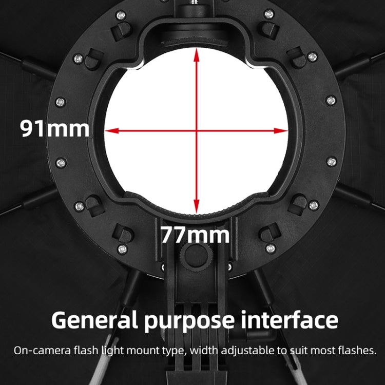 TRIOPO KX65 65cm Dome Speedlite Flash Octagon Parabolic Softbox Diffuser for Speedlite - free shipping - PMC Jewellery - Order now!