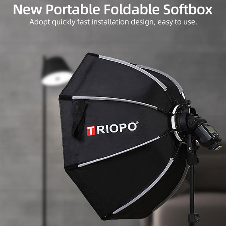 TRIOPO KX65 65cm Dome Speedlite Flash Octagon Parabolic Softbox Diffuser for Speedlite - free shipping - PMC Jewellery - Order now!