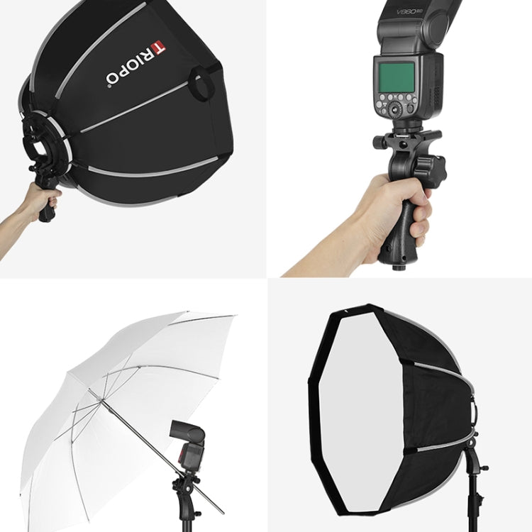 TRIOPO KX65 65cm Dome Speedlite Flash Octagon Parabolic Softbox Diffuser for Speedlite - free shipping - PMC Jewellery - Order now!