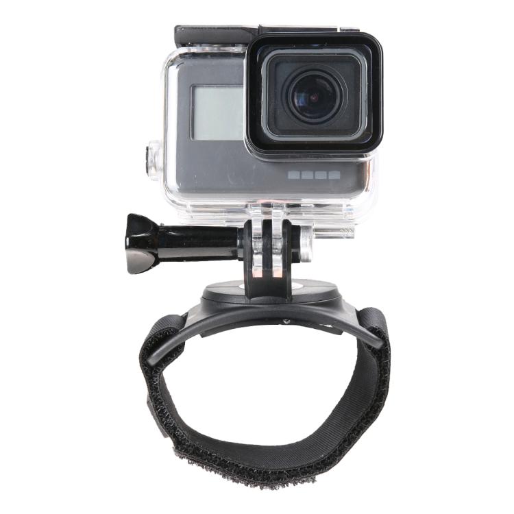 GP278 3 in 1 Hand Wrist Arm Leg Straps 360-degree Rotation Mount for GoPro, Insta360, DJI and Other Action Cameras(Black)