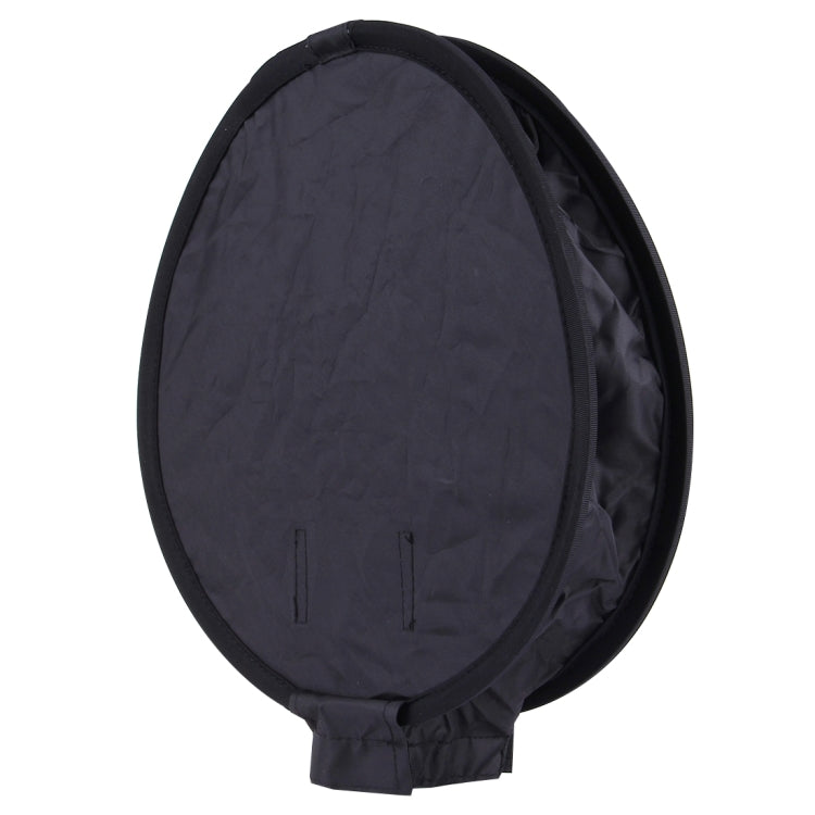 30cm Universal Round Style Flash Folding Soft Box, Without Flash Light Holder(Black + White) - free shipping - PMC Jewellery - Order now!