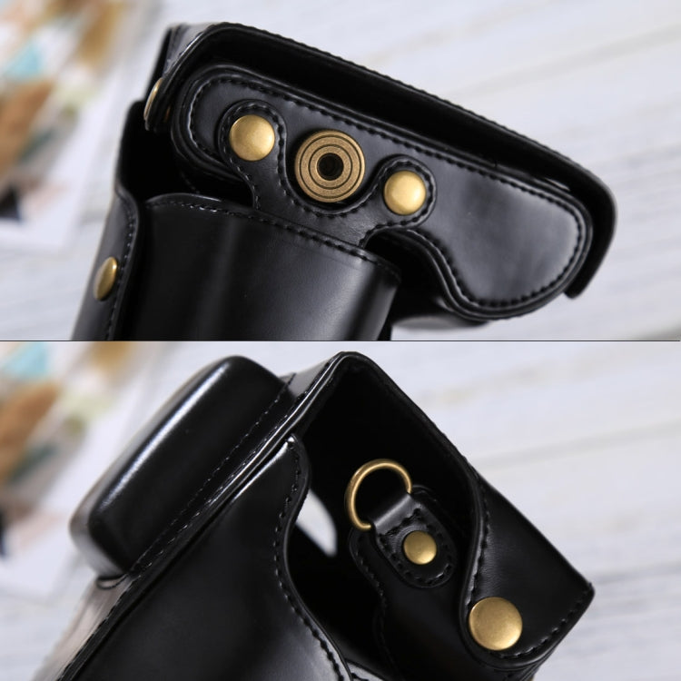 Full Body Camera PU Leather Case Bag with Strap for Samsung NX300(Black)