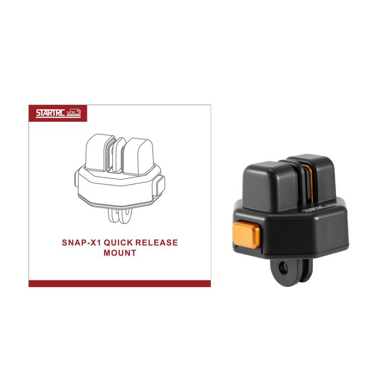 STARTRC VCR Snap-Mag Magnetic Quick Release Base Mount For GoPro (Black) - free shipping - PMC TechLife - Order now!