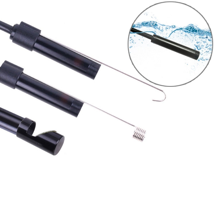 F99 HD Mobile Phone Endoscope, 8mm Water-resistant Pipe Endoscope, Wifi Version, Hardwire, Length: 1.5m (Black)